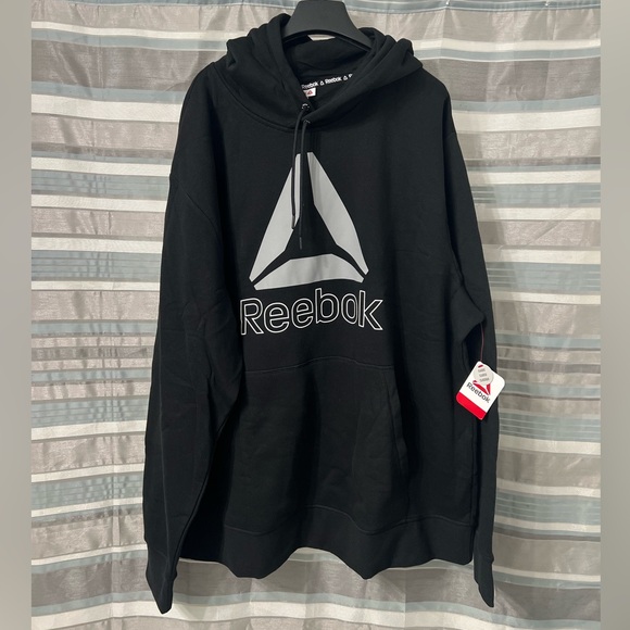 Reebok Other - Reebok Classic Delta CVC Fleece Black Pullover Hoodie